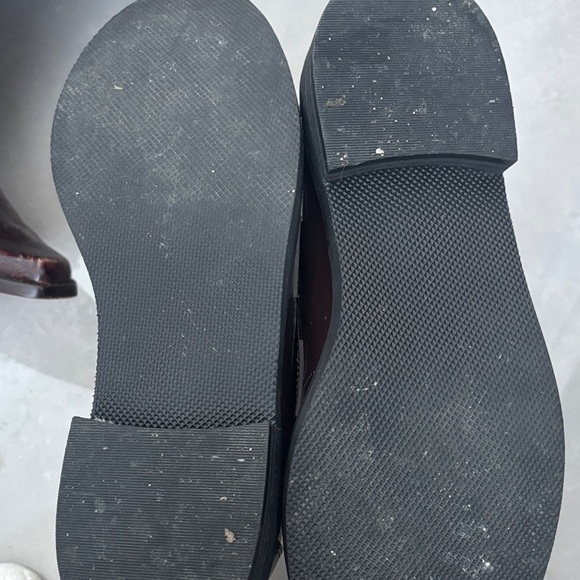 American Eagle Brown/Wine Loafers with gold Metal Detail - Picture 5 of 6